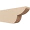 Ekena Millwork 4in. W x 8in. H x 20in. L Crestline Woodgrain TimberThane Rafter Tail, Primed Tan RFTUR04X08X20CRERCPR - alternate 1